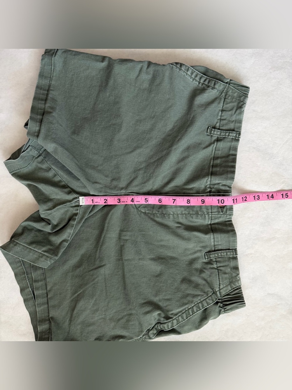 Old Navy Everyday Elasticized Back Waistband Large Chino Shorts Comfy Preppy F - Picture 10 of 14